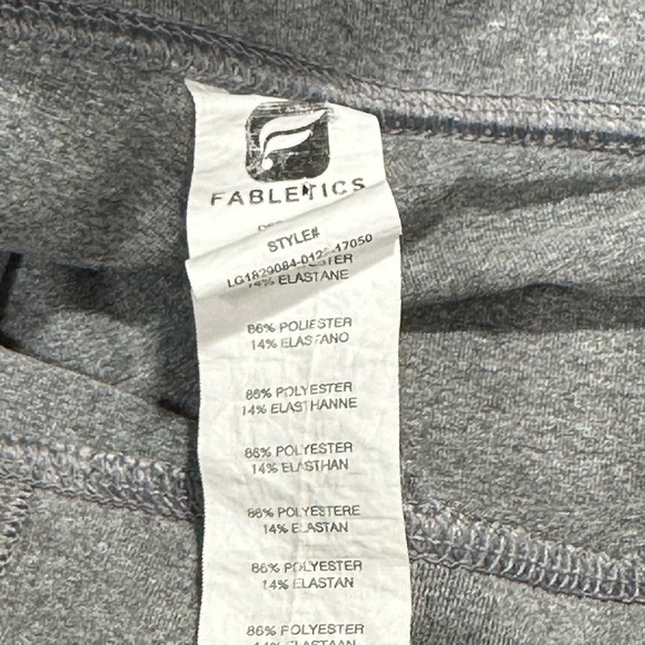 Fabletics Heathered Gray Leggings - Picture 7 of 10